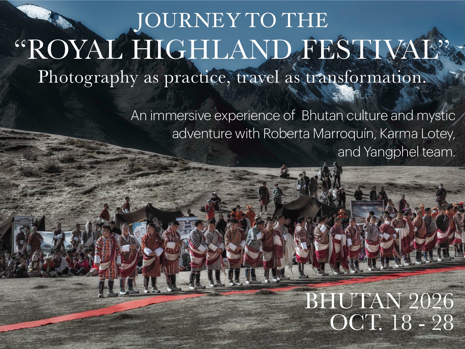Bhutan itinerary cover — October 2026